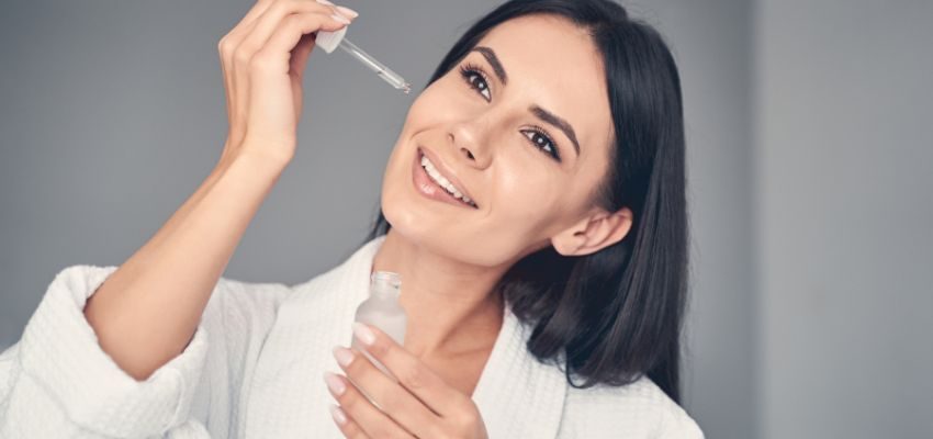 A woman eating sweet foods to get rid of salty taste in mouth.