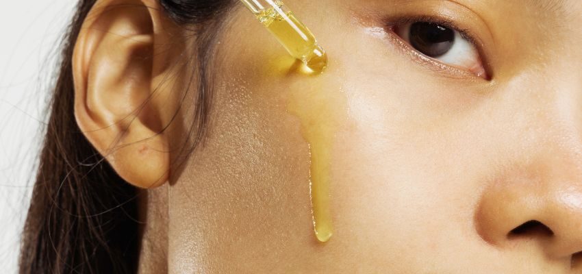 A woman eating sweet foods to get rid of salty taste in mouth.