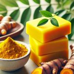 A DIY Turmeric shampoo bar.